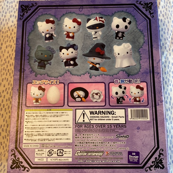 Hello kitty 2011 Halloween collectable set BNIB never opened - Picture 4 of 8